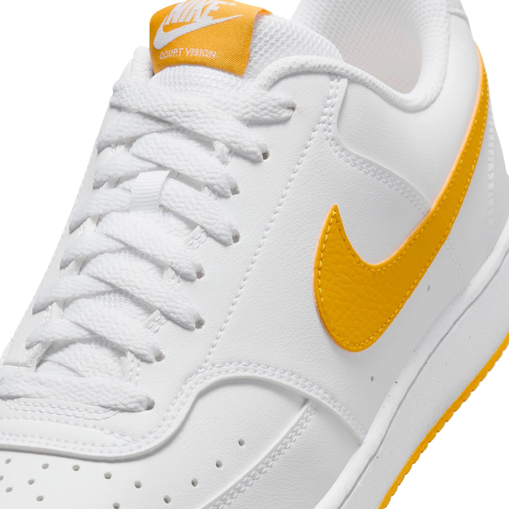 Sneaker|Schnürschuhe|nike Court Vision Low Next Nature in Übergrößen Weiß