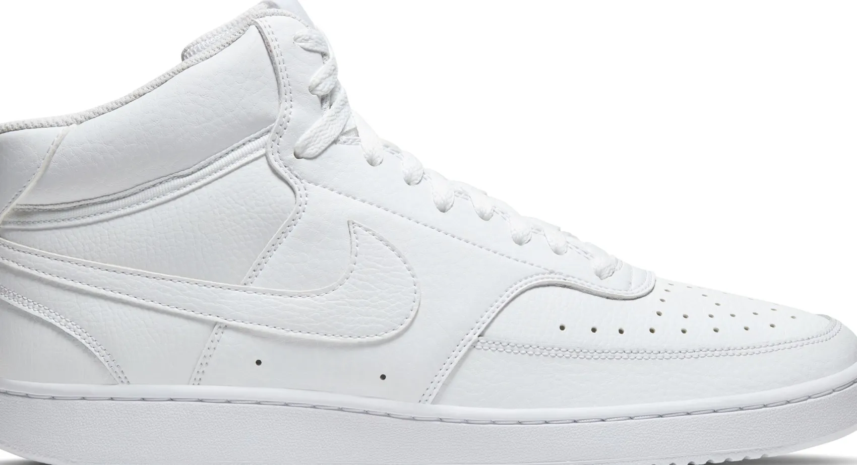 Sneaker|Schnürschuhe|nike Court Vision Mid in Übergrößen Weiß