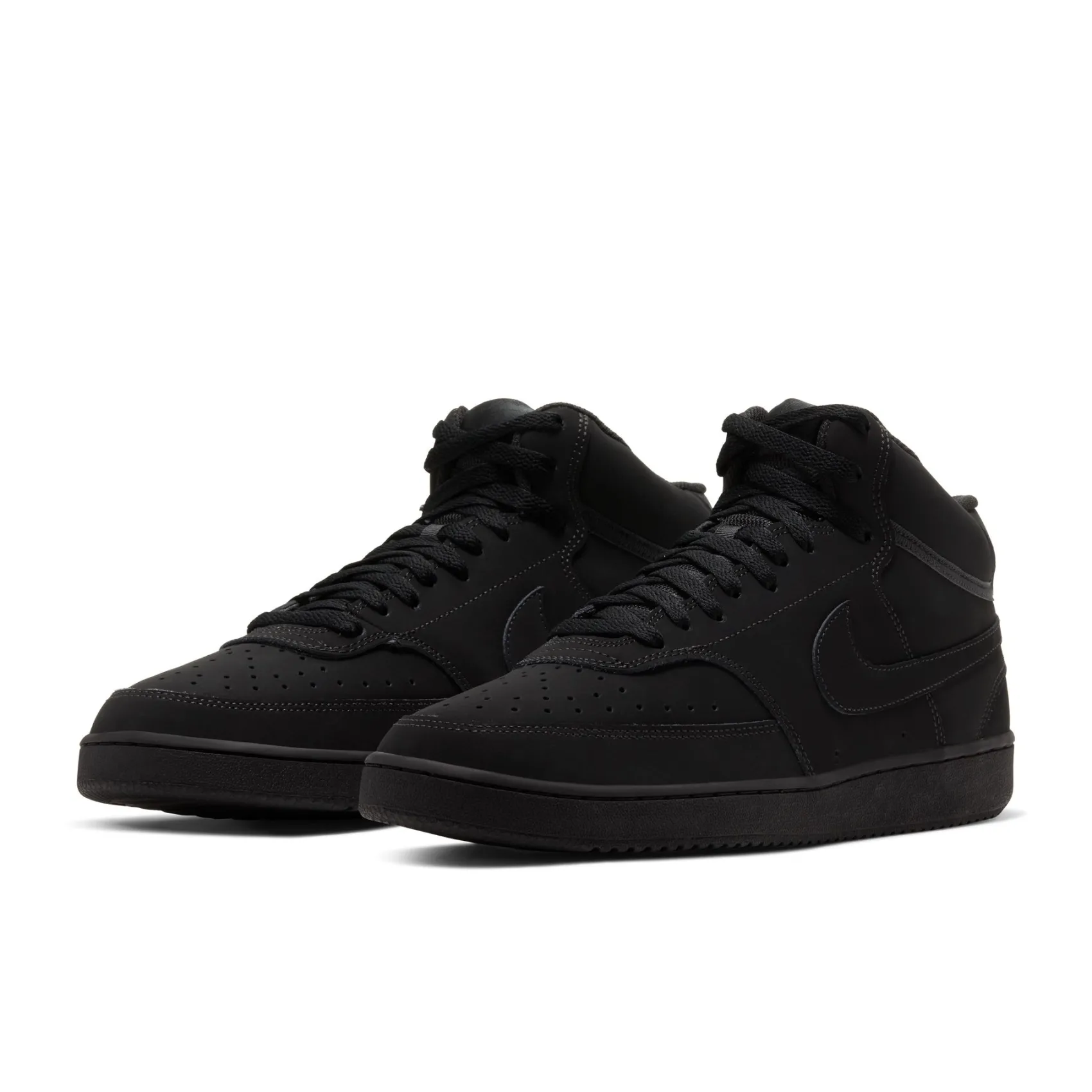 Sneaker|Sneaker|nike Court Vision Mid in Übergrößen Schwarz