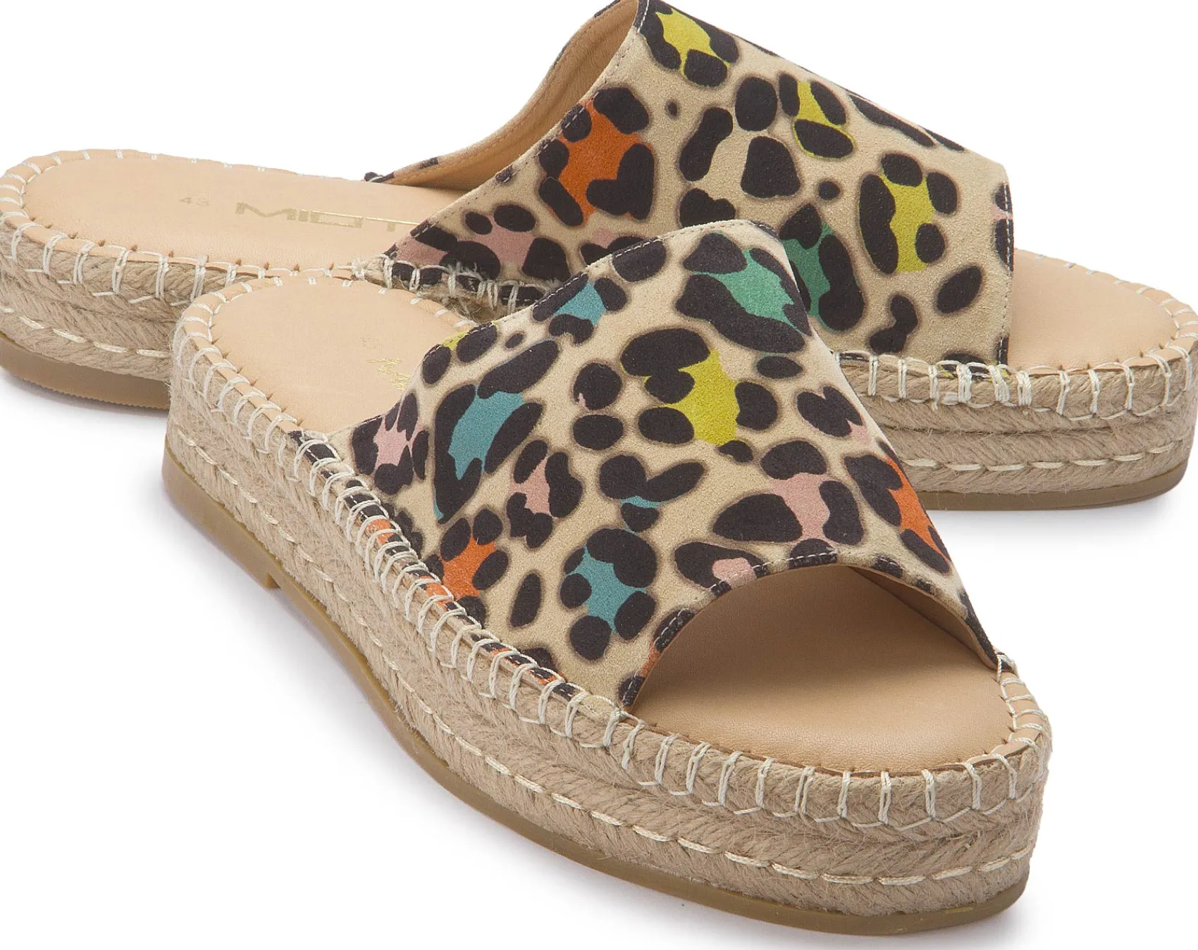 Espadrilles|Sandalen|Horsch Schuhe Pantolette in Übergrößen