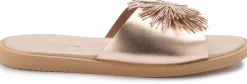 Pantoletten|Horsch Schuhe Pantolette in Übergrößen Gold