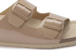 Sandalen|Pantoletten|Horsch Schuhe Pantolette in Übergrößen Beige