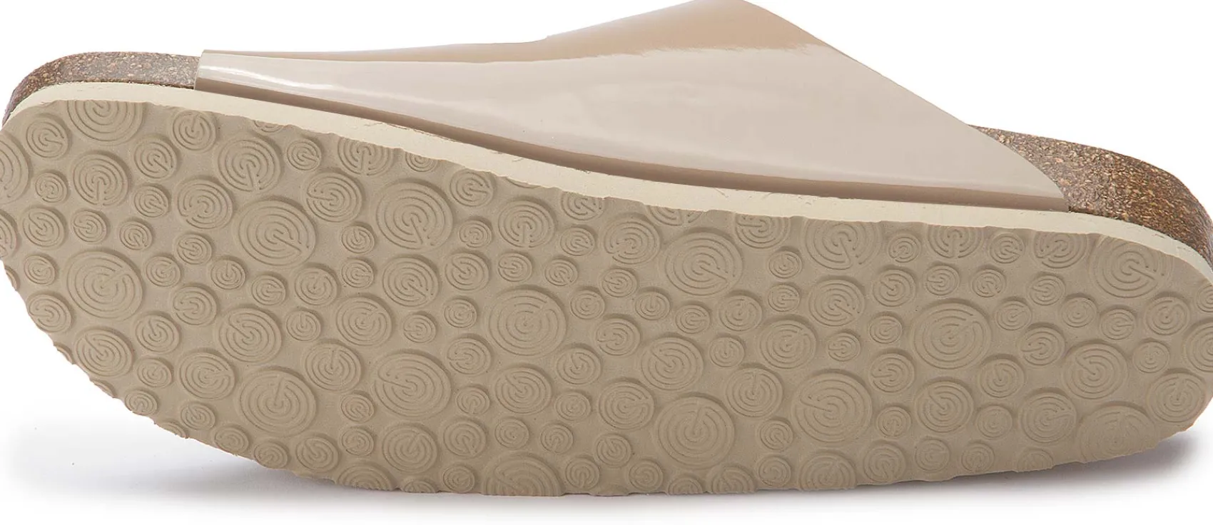 Sandalen|Pantoletten|Horsch Schuhe Pantolette in Übergrößen Beige