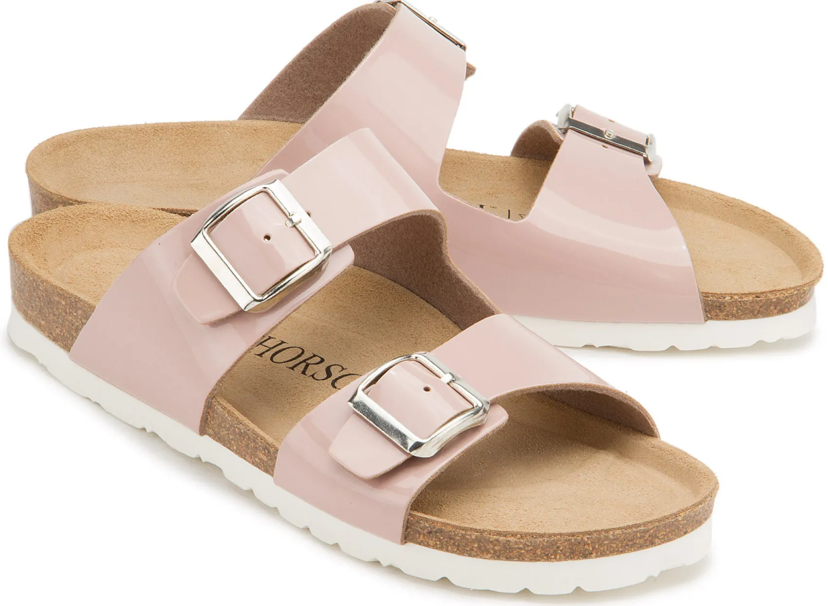 Sandalen|Pantoletten|Horsch Schuhe Pantolette in Übergrößen Rosa