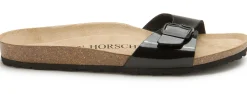 Sandalen|Pantoletten|Horsch Schuhe Pantolette in Übergrößen Schwarz