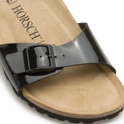 Sandalen|Pantoletten|Horsch Schuhe Pantolette in Übergrößen Schwarz