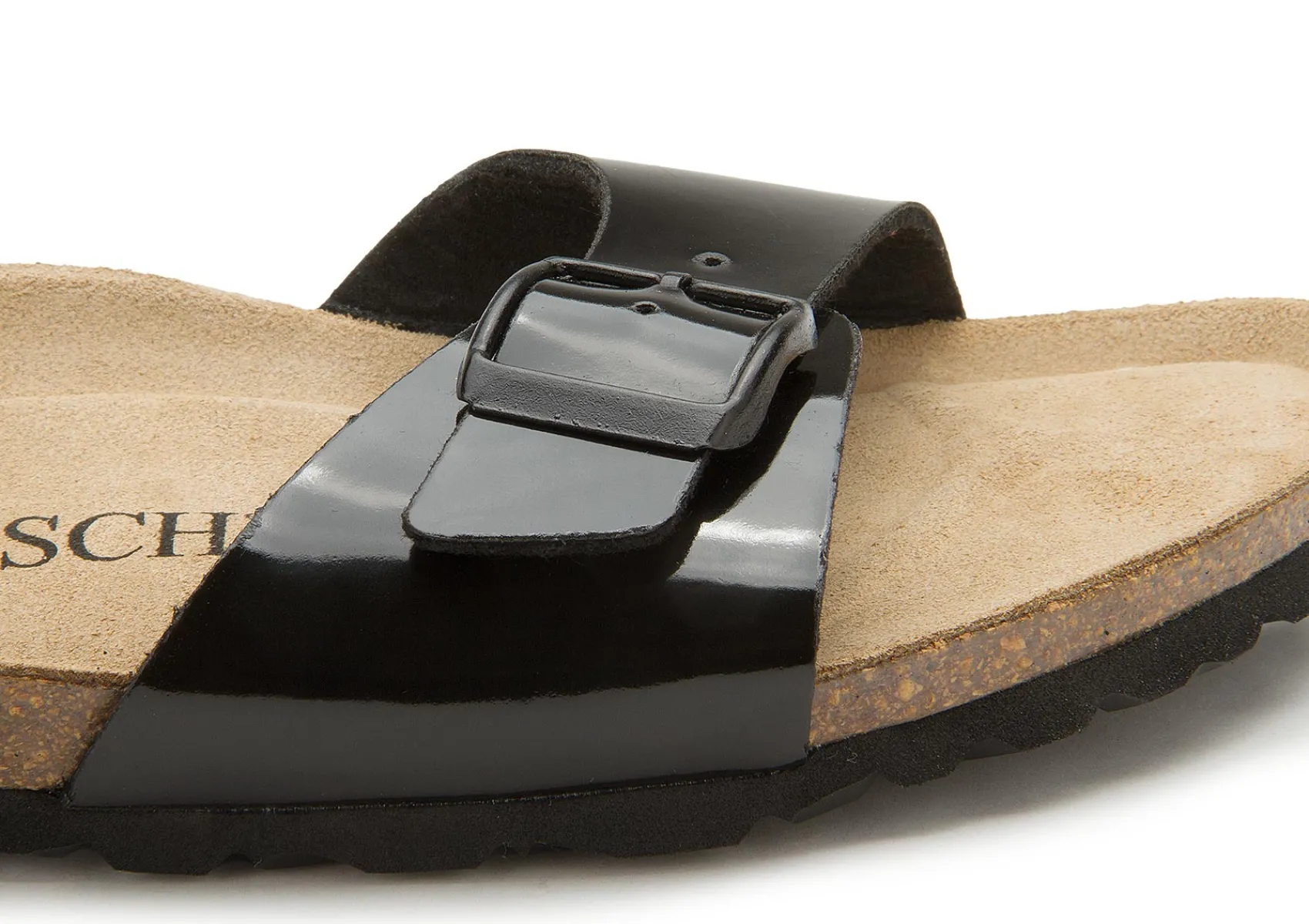 Sandalen|Pantoletten|Horsch Schuhe Pantolette in Übergrößen Schwarz