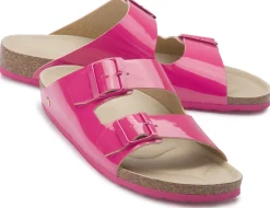Sandalen|Pantoletten|Horsch Schuhe Pantolette in Übergrößen Pink