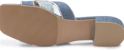 Sandalen|Pantoletten|Horsch Schuhe Pantolette in Übergrößen Blau