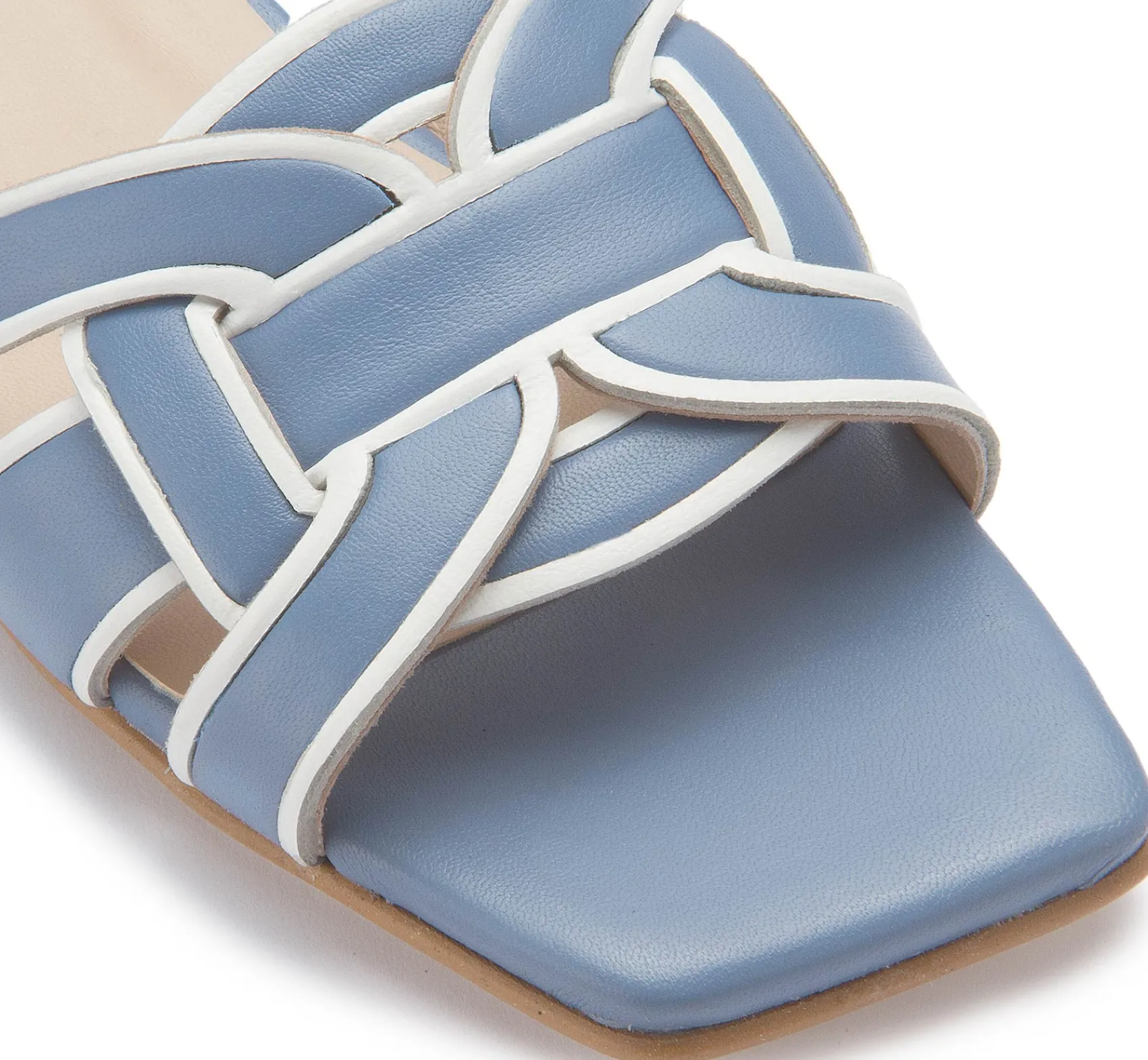 Sandalen|Pantoletten|Horsch Schuhe Pantolette in Übergrößen Blau