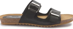 Sandalen|Pantoletten|Horsch Schuhe Pantolette in Übergrößen Schwarz