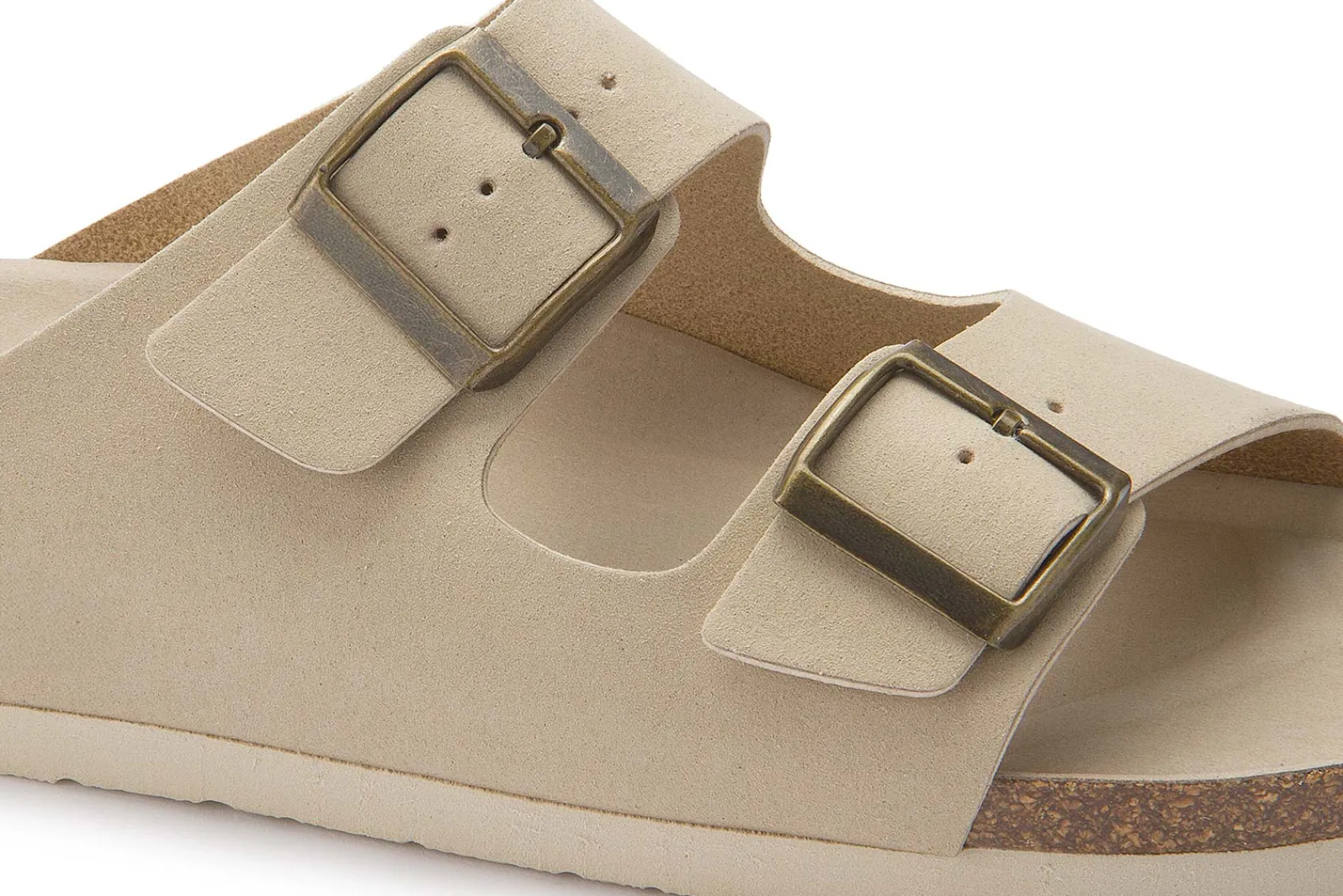 Sandalen|Pantoletten|Horsch Schuhe Pantolette in Übergrößen Beige
