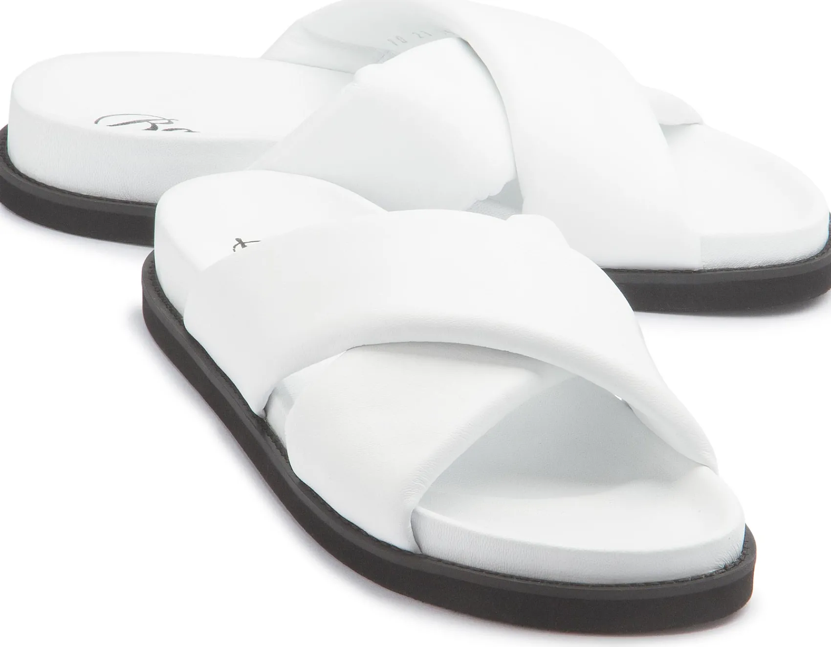 Sandalen|Pantoletten|Horsch Schuhe Pantolette in Übergrößen Weiß