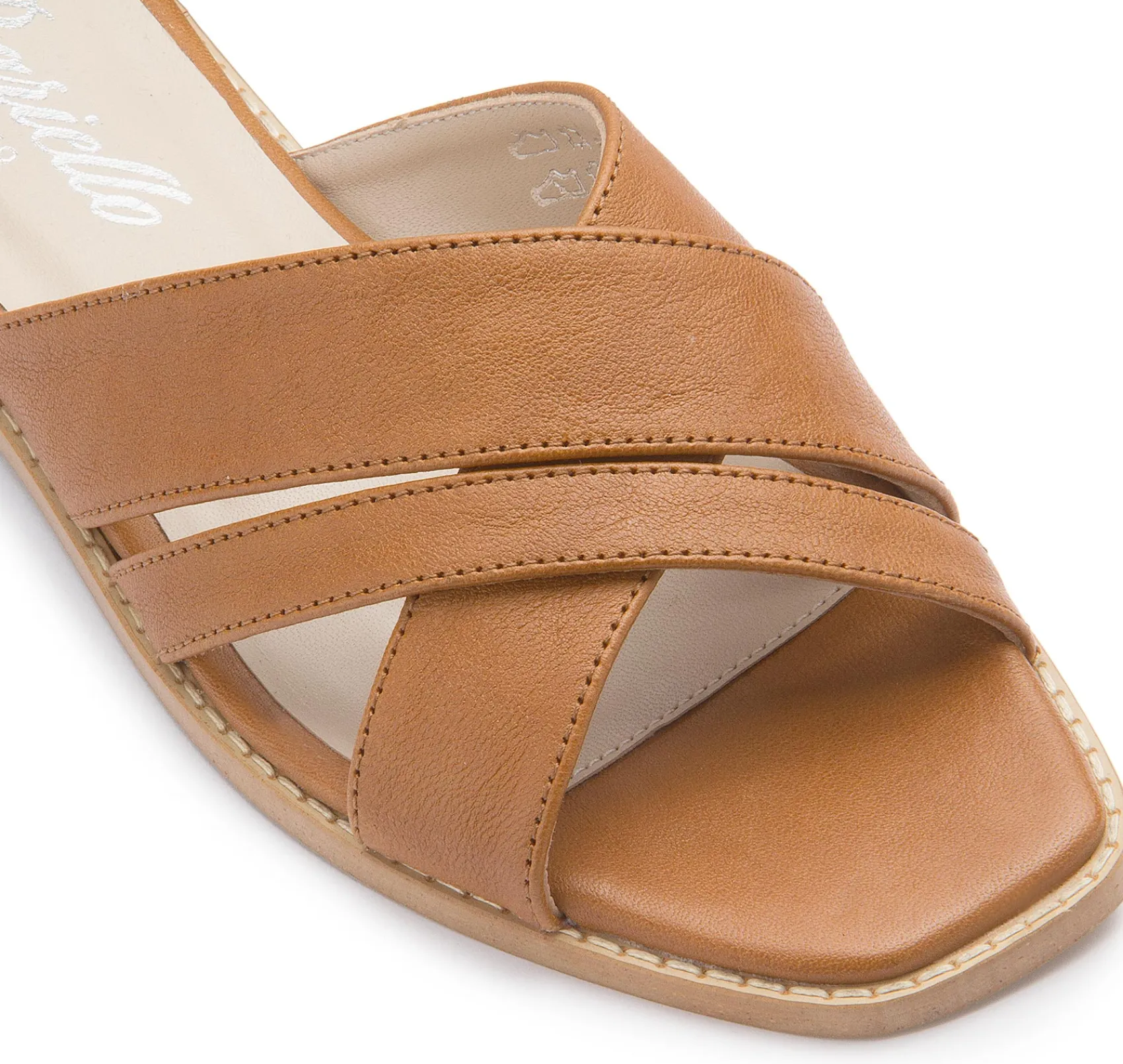 Sandalen|Pantoletten|Horsch Schuhe Pantolette in Übergrößen Braun
