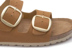 Sandalen|Pantoletten|Horsch Schuhe Pantolette in Übergrößen Braun