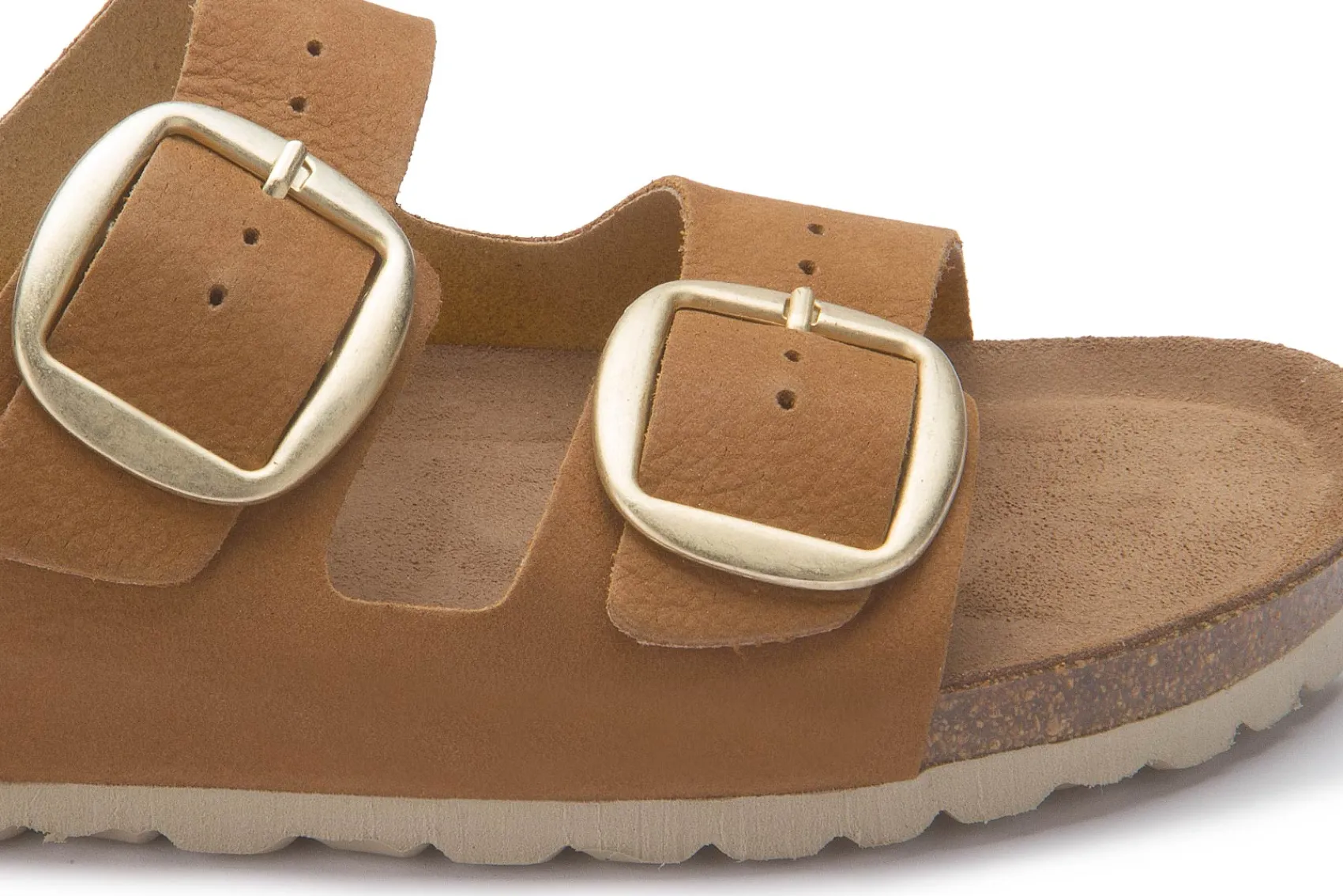 Sandalen|Pantoletten|Horsch Schuhe Pantolette in Übergrößen Braun