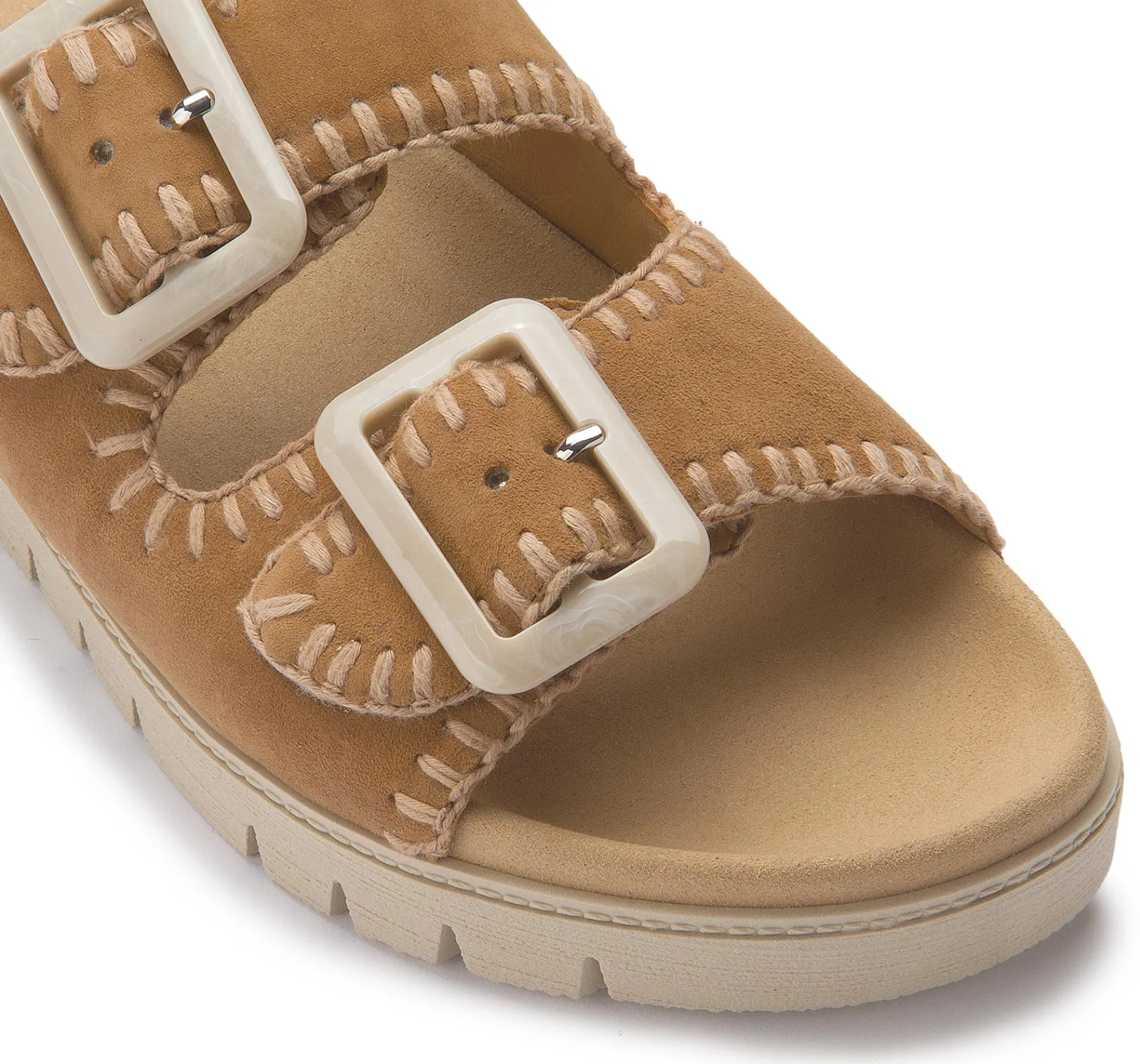 Sandalen|Pantoletten|Gabor Pantolette in Übergrößen Braun