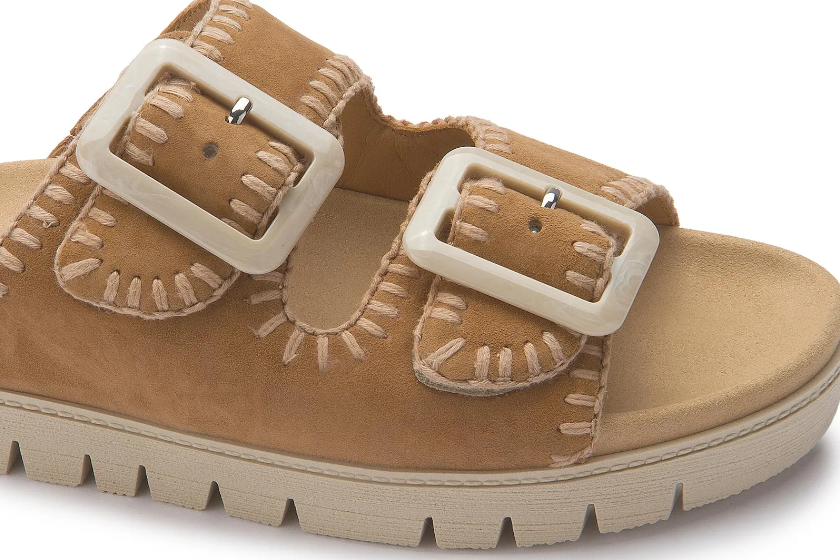 Sandalen|Pantoletten|Gabor Pantolette in Übergrößen Braun
