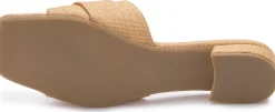 Sandalen|Pantoletten|Horsch Schuhe Pantolette in Übergrößen Beige