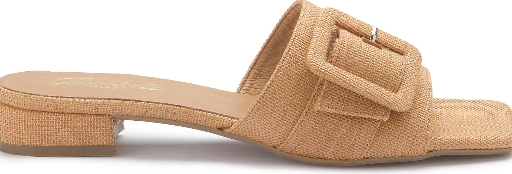 Sandalen|Pantoletten|Horsch Schuhe Pantolette in Übergrößen Beige