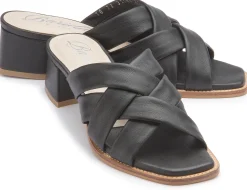 Sandalen|Pantoletten|Horsch Schuhe Pantolette in Übergrößen Schwarz