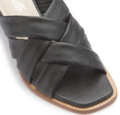 Sandalen|Pantoletten|Horsch Schuhe Pantolette in Übergrößen Schwarz