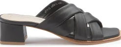 Sandalen|Pantoletten|Horsch Schuhe Pantolette in Übergrößen Schwarz