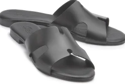 Sandalen|Pantoletten|Horsch Schuhe Pantolette in Übergrößen Schwarz