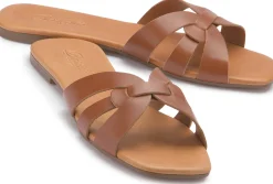 Sandalen|Pantoletten|Horsch Schuhe Pantolette in Übergrößen Braun