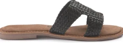 Sandalen|Pantoletten|Horsch Schuhe Pantolette in Übergrößen Schwarz