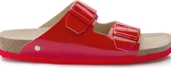 Sandalen|Pantoletten|Horsch Schuhe Pantolette in Übergrößen Rot