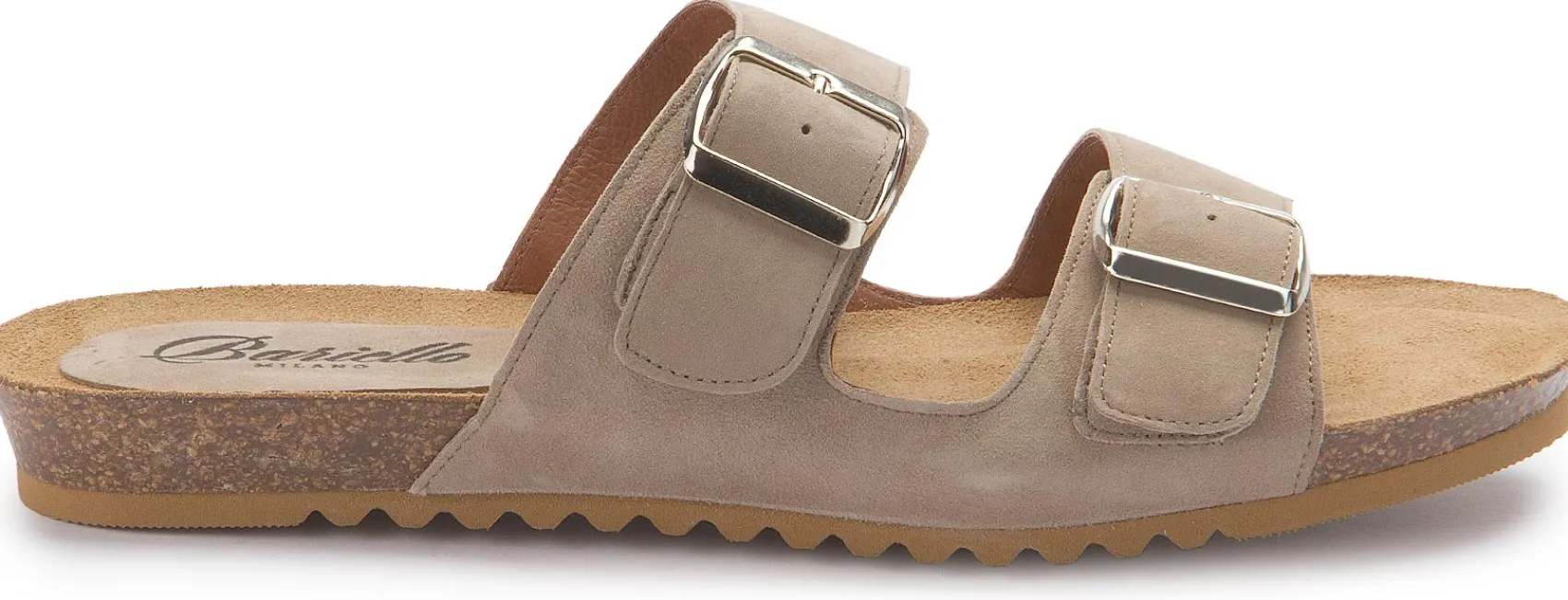 Sandalen|Pantoletten|Horsch Schuhe Pantolette in Übergrößen Beige