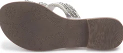 Sandalen|Pantoletten|Horsch Schuhe Pantolette in Übergrößen Weiß