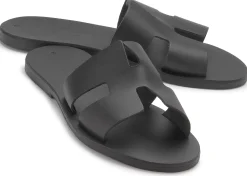 Sandalen|Pantoletten|Horsch Schuhe Pantolette in Übergrößen Schwarz