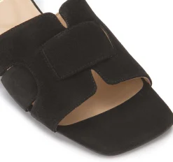 Sandalen|Pantoletten|Horsch Schuhe Pantolette in Übergrößen Schwarz
