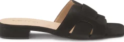 Sandalen|Pantoletten|Horsch Schuhe Pantolette in Übergrößen Schwarz