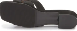 Sandalen|Pantoletten|Horsch Schuhe Pantolette in Übergrößen Schwarz