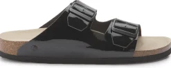 Sandalen|Pantoletten|Horsch Schuhe Pantolette in Übergrößen Schwarz