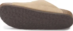 Sandalen|Pantoletten|Horsch Schuhe Pantolette in Übergrößen Beige