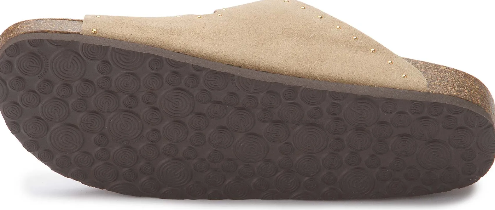 Sandalen|Pantoletten|Horsch Schuhe Pantolette in Übergrößen Beige