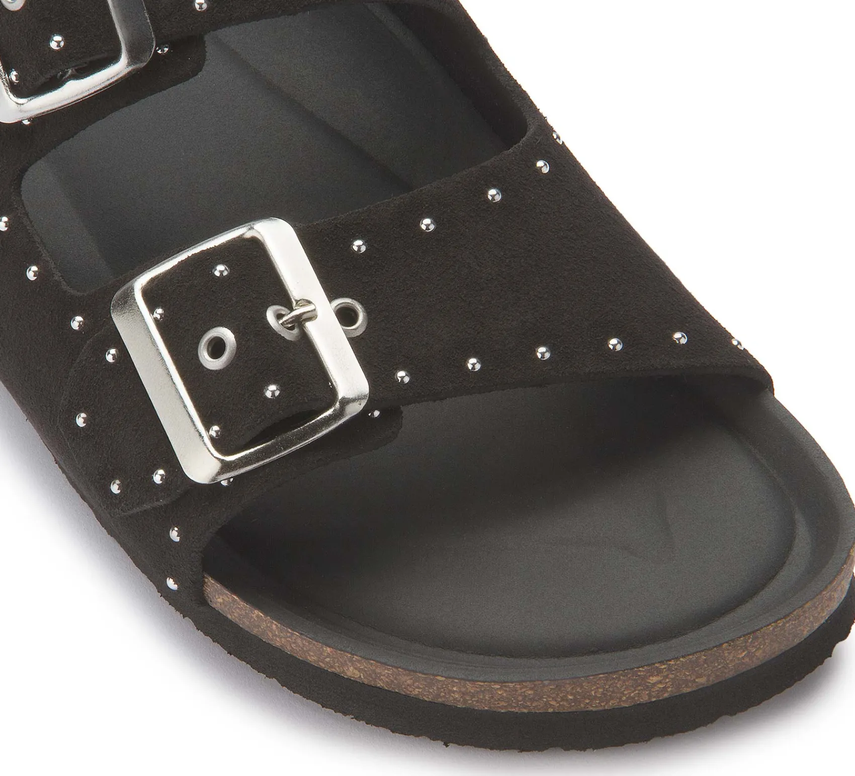 Sandalen|Pantoletten|Horsch Schuhe Pantolette in Übergrößen Schwarz