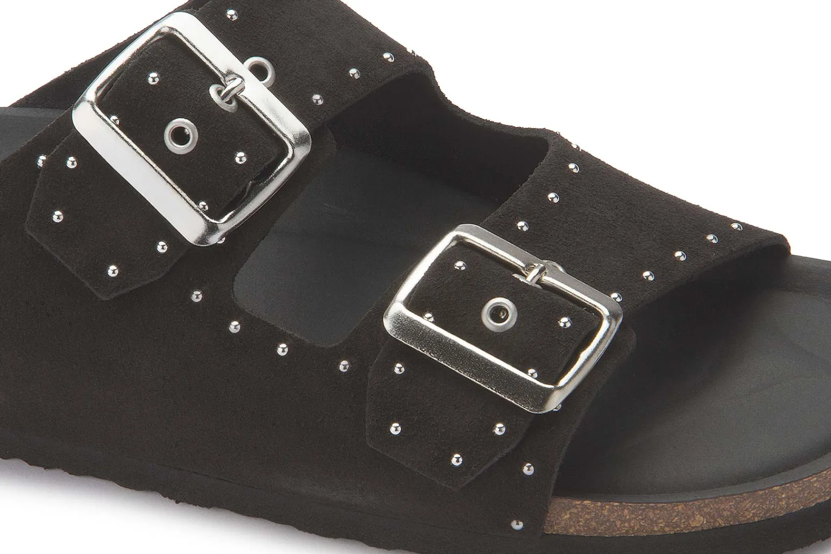 Sandalen|Pantoletten|Horsch Schuhe Pantolette in Übergrößen Schwarz