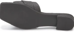 Sandalen|Pantoletten|Horsch Schuhe Pantolette in Übergrößen Schwarz