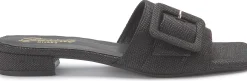 Sandalen|Pantoletten|Horsch Schuhe Pantolette in Übergrößen Schwarz