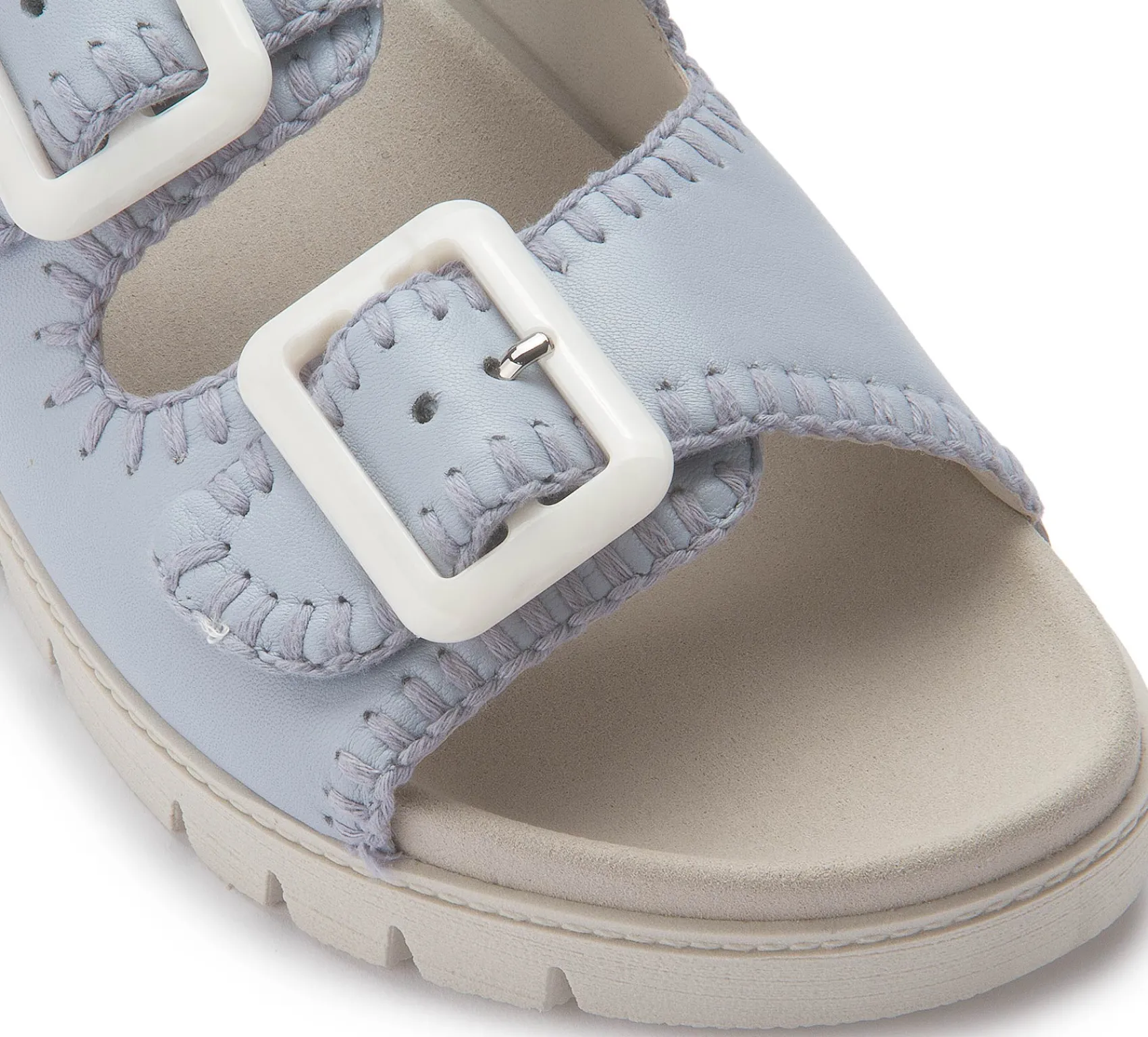 Sandalen|Pantoletten|Gabor Pantolette in Übergrößen Blau