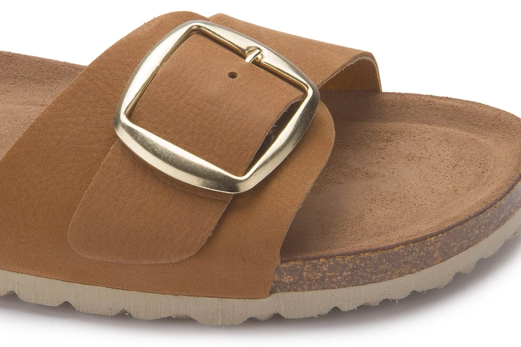 Sandalen|Pantoletten|Horsch Schuhe Pantolette in Übergrößen Braun