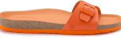 Sandalen|Pantoletten|Horsch Schuhe Pantolette in Übergrößen Orange