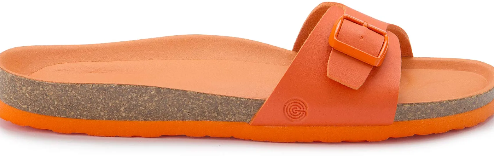 Sandalen|Pantoletten|Horsch Schuhe Pantolette in Übergrößen Orange
