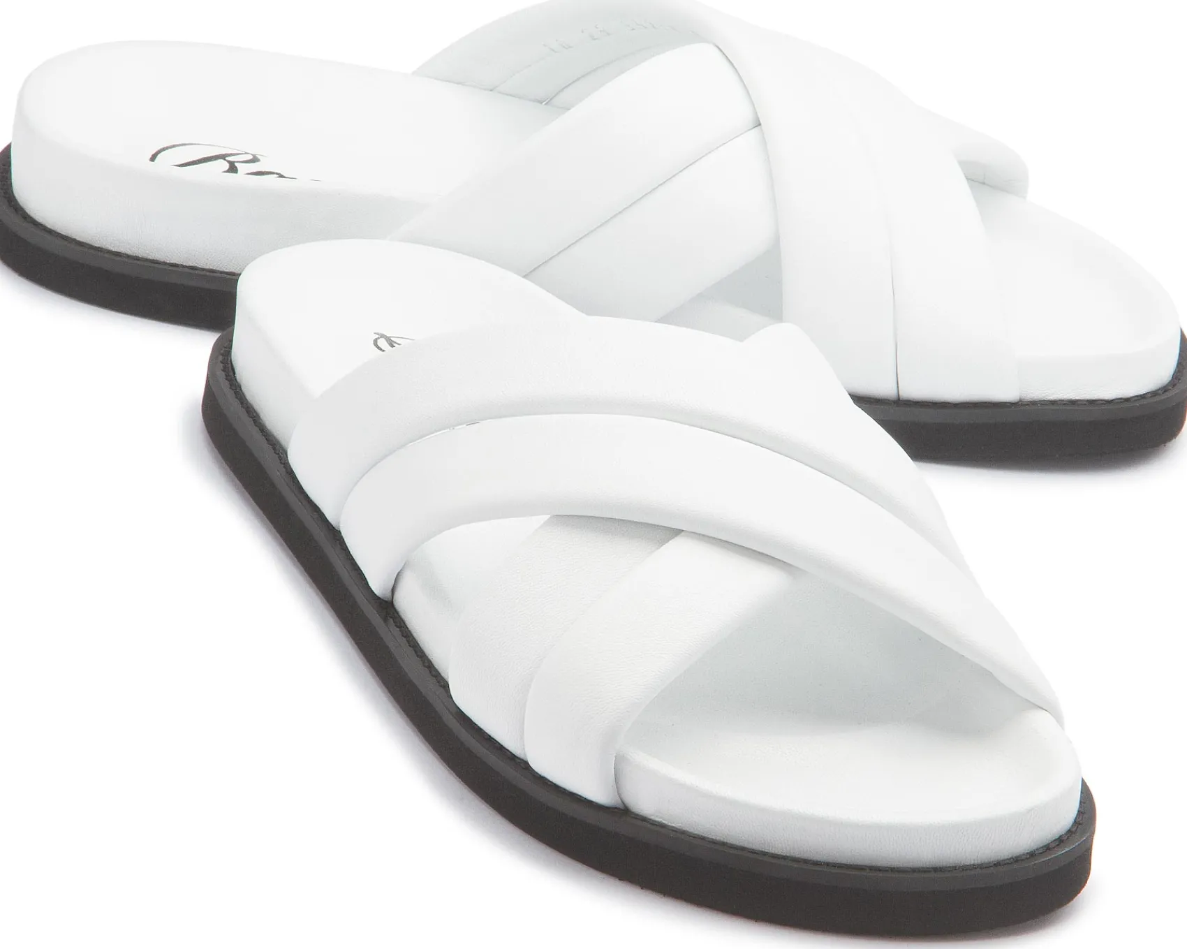 Sandalen|Pantoletten|Horsch Schuhe Pantolette in Übergrößen Weiß