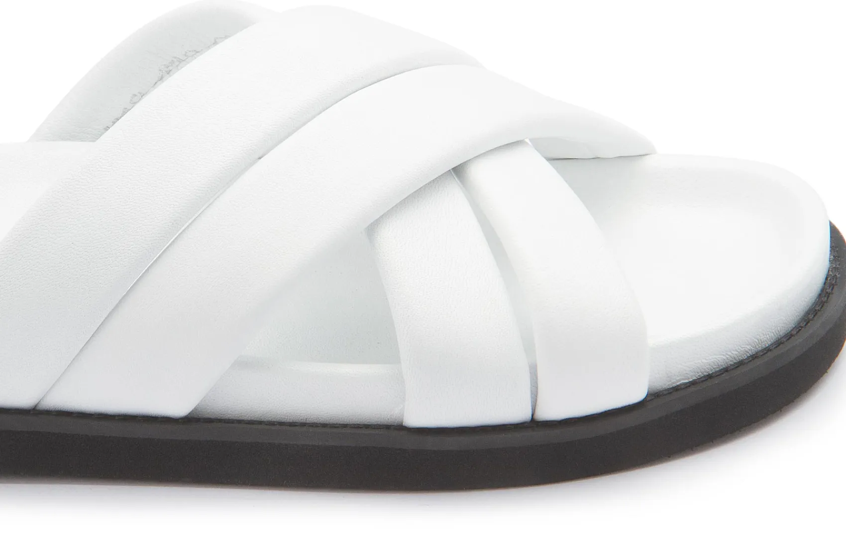 Sandalen|Pantoletten|Horsch Schuhe Pantolette in Übergrößen Weiß
